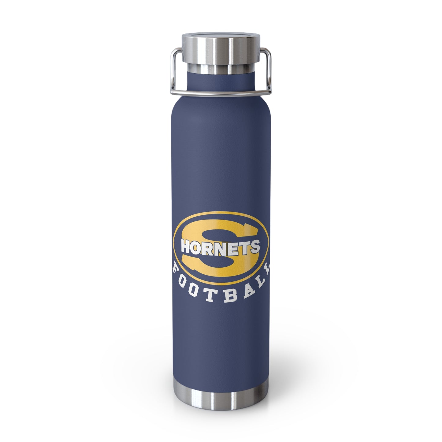 Saline Football Copper Vacuum Insulated Bottle, 22oz
