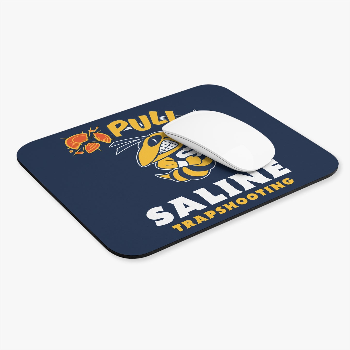 Custom Saline Trapshooting Mouse Pad – Stylish Office Accessory for Shooters and Sports Enthusiasts