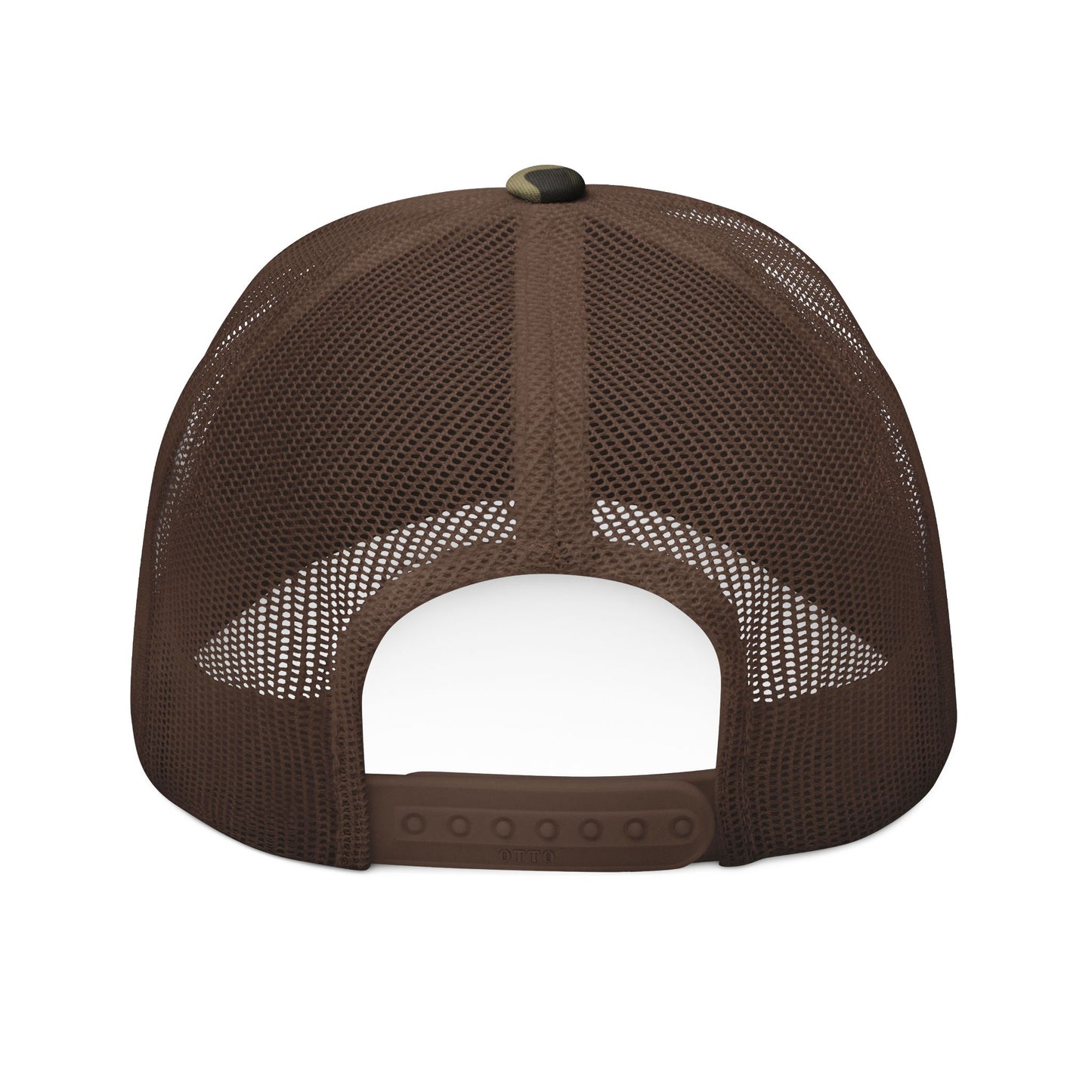 Embroidered Camo Trucker Hat