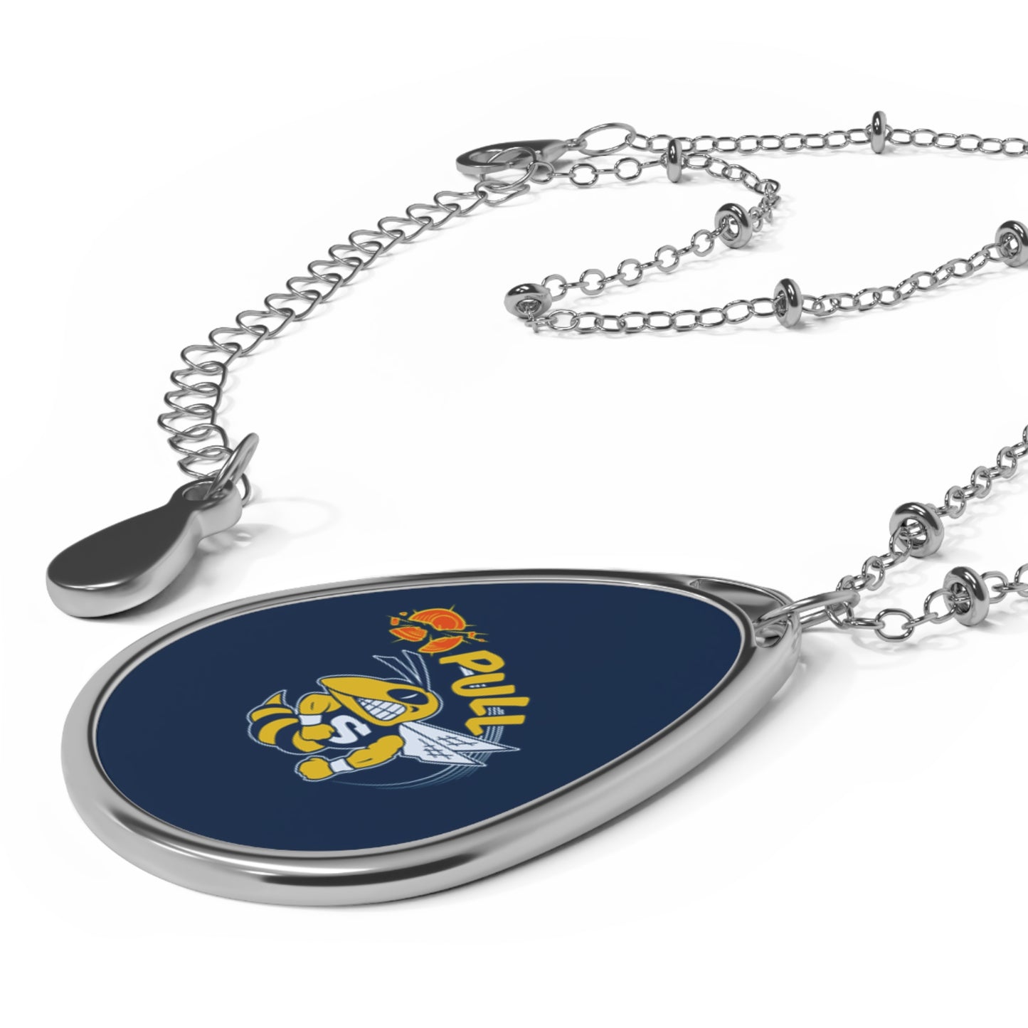Saline Trap Oval Necklace