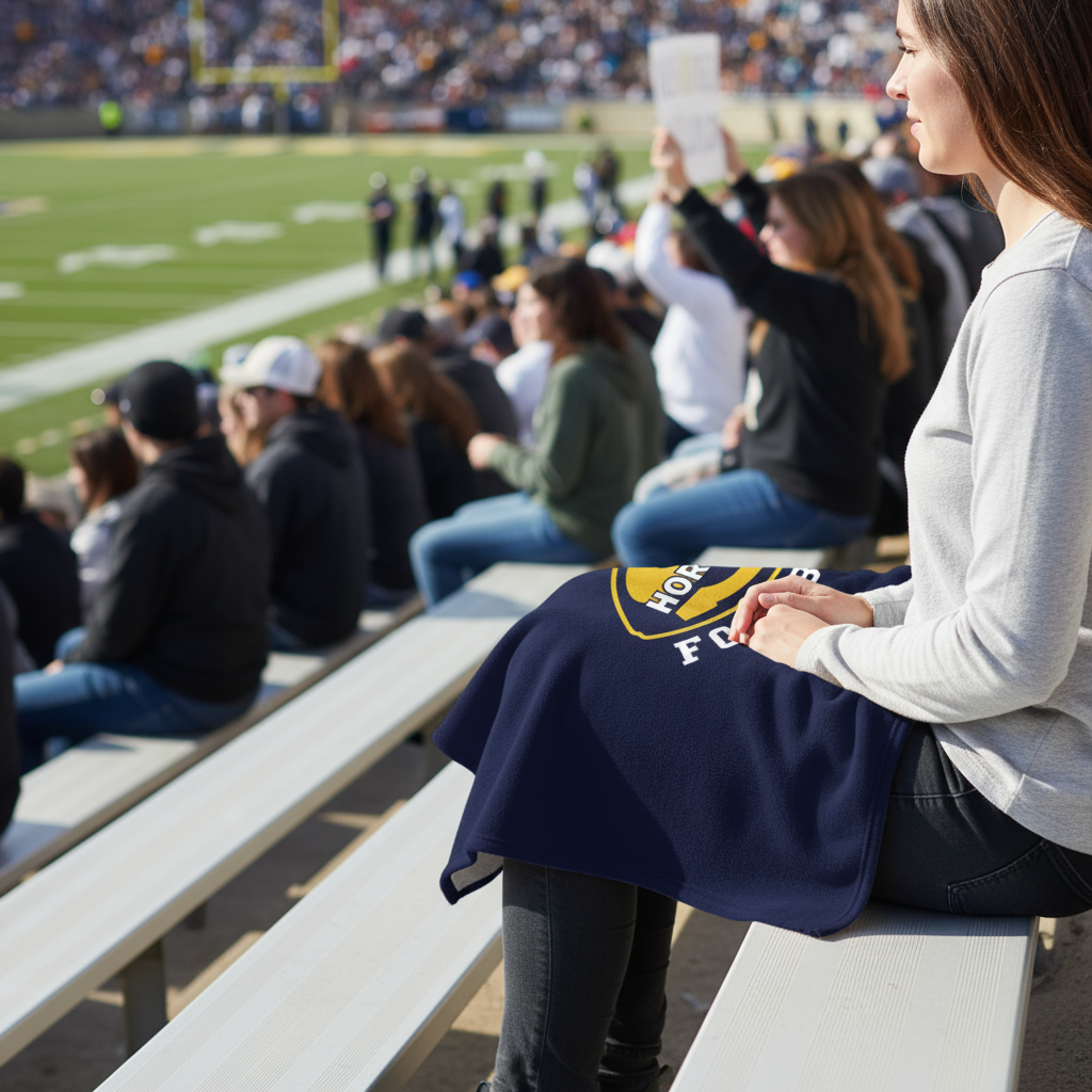 Saline Football Blanket