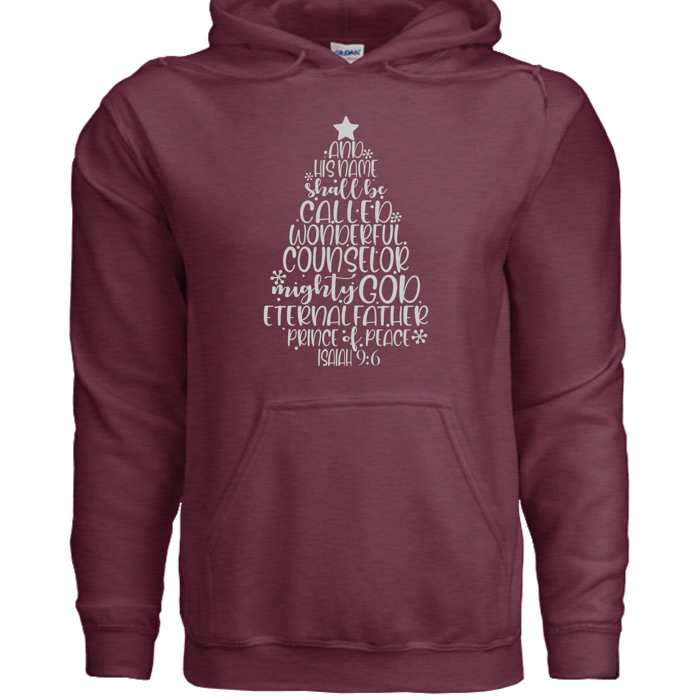 Heather Sport Dark Maroon - FRONT