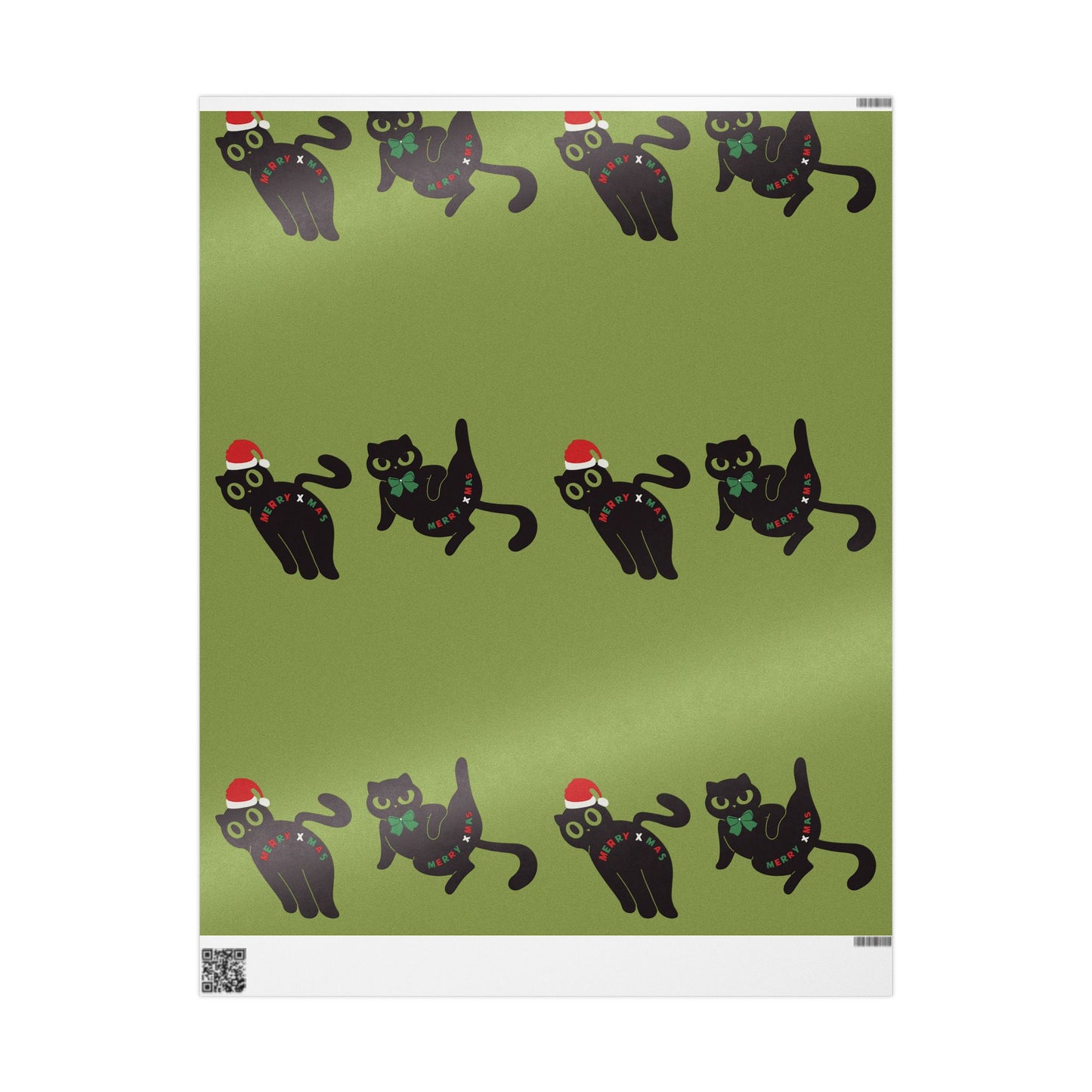 Whimsical Holiday Wrapping Paper Roll