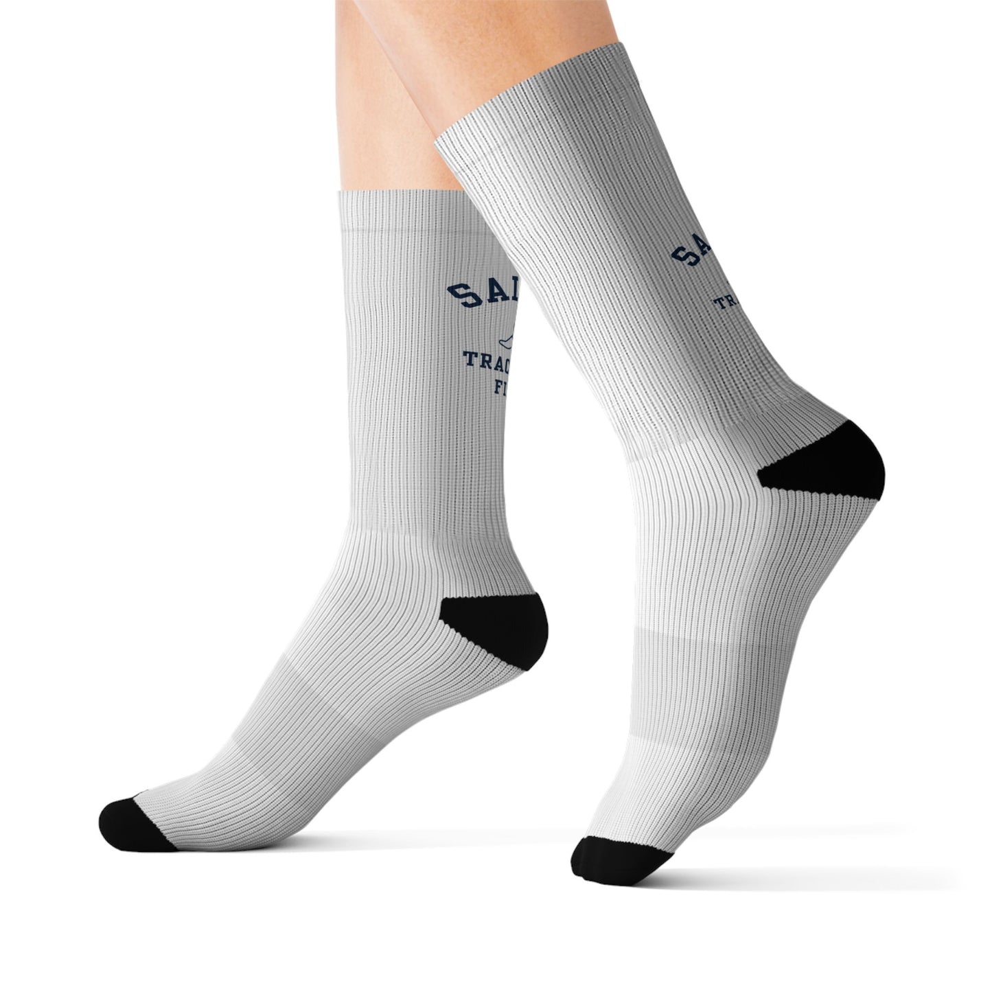 Saline Track Retro Crew Socks