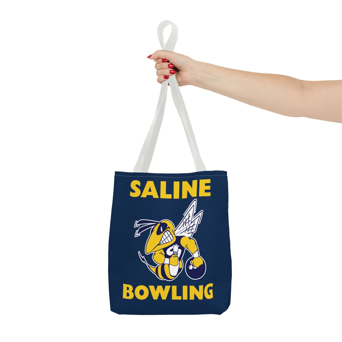 Saline Bowling Tote Bag - Sporty and Stylish Carry-All for Bowling Enthusiasts
