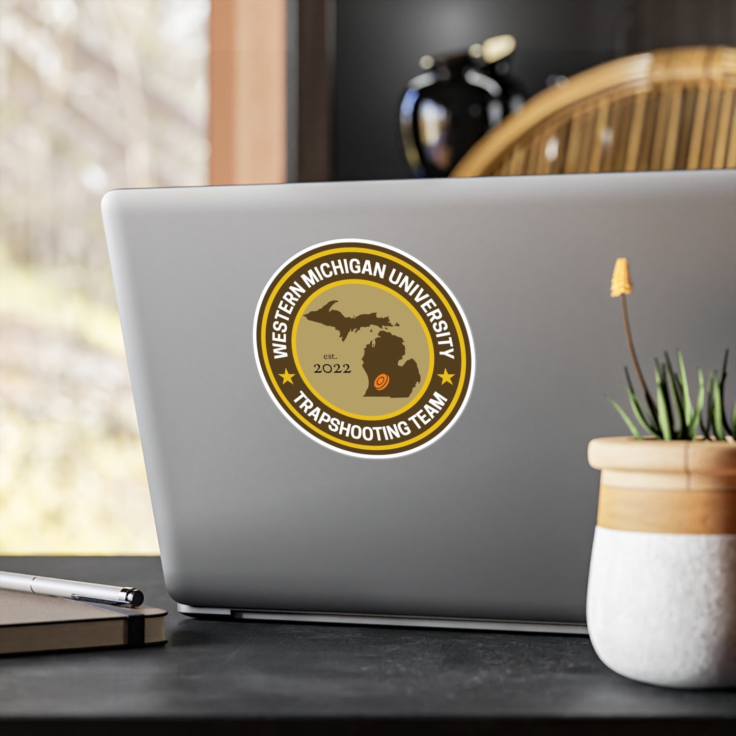 Western Michigan Trapshooting Team Kiss-Cut Vinyl Decals