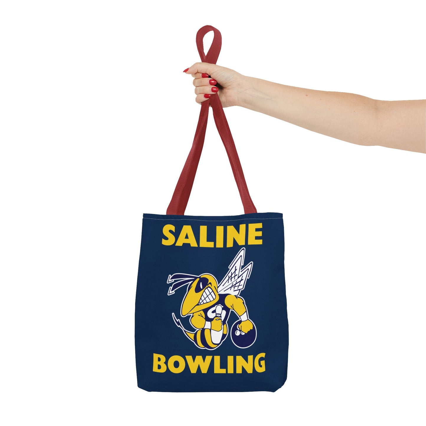 Saline Bowling Tote Bag - Sporty and Stylish Carry-All for Bowling Enthusiasts