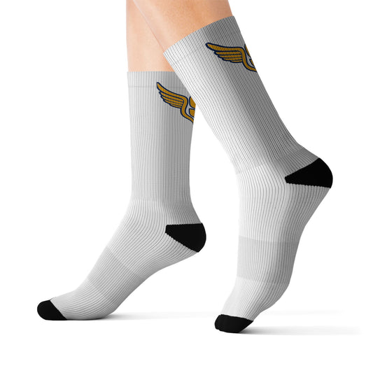 Saline Track Winged S Logo