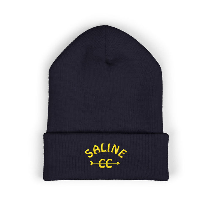 Saline CC Embroidered Cuffed Beanie