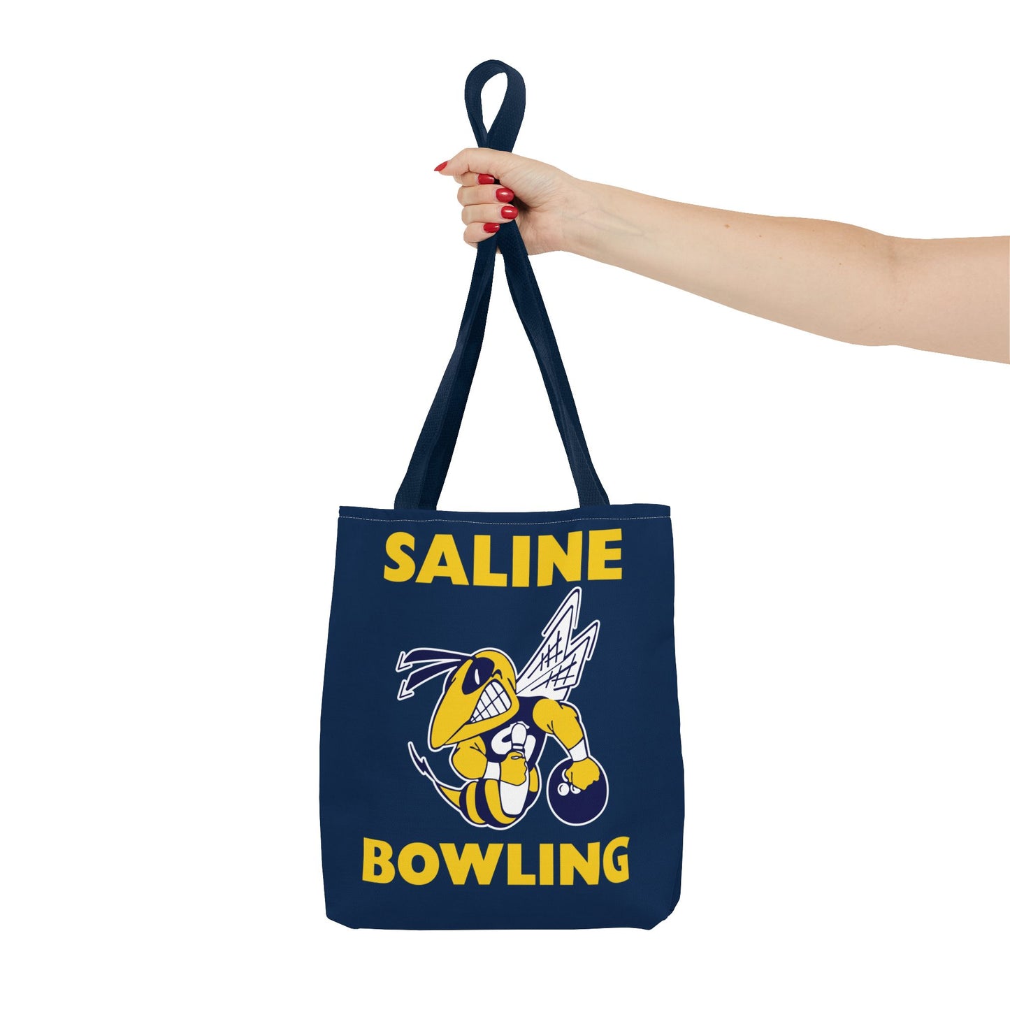 Saline Bowling Tote Bag - Sporty and Stylish Carry-All for Bowling Enthusiasts