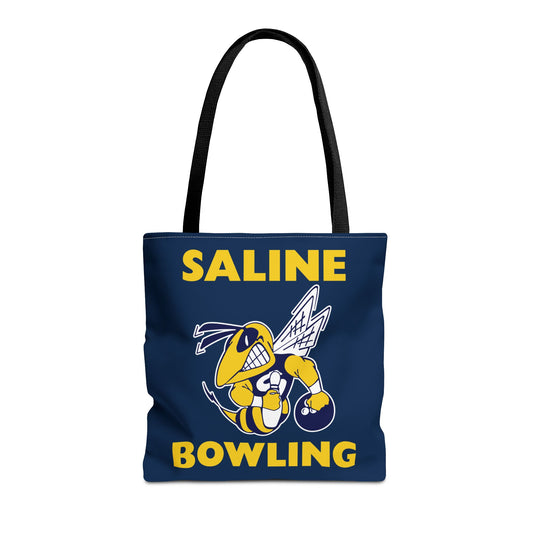 Saline Bowling Tote Bag - Sporty and Stylish Carry-All for Bowling Enthusiasts