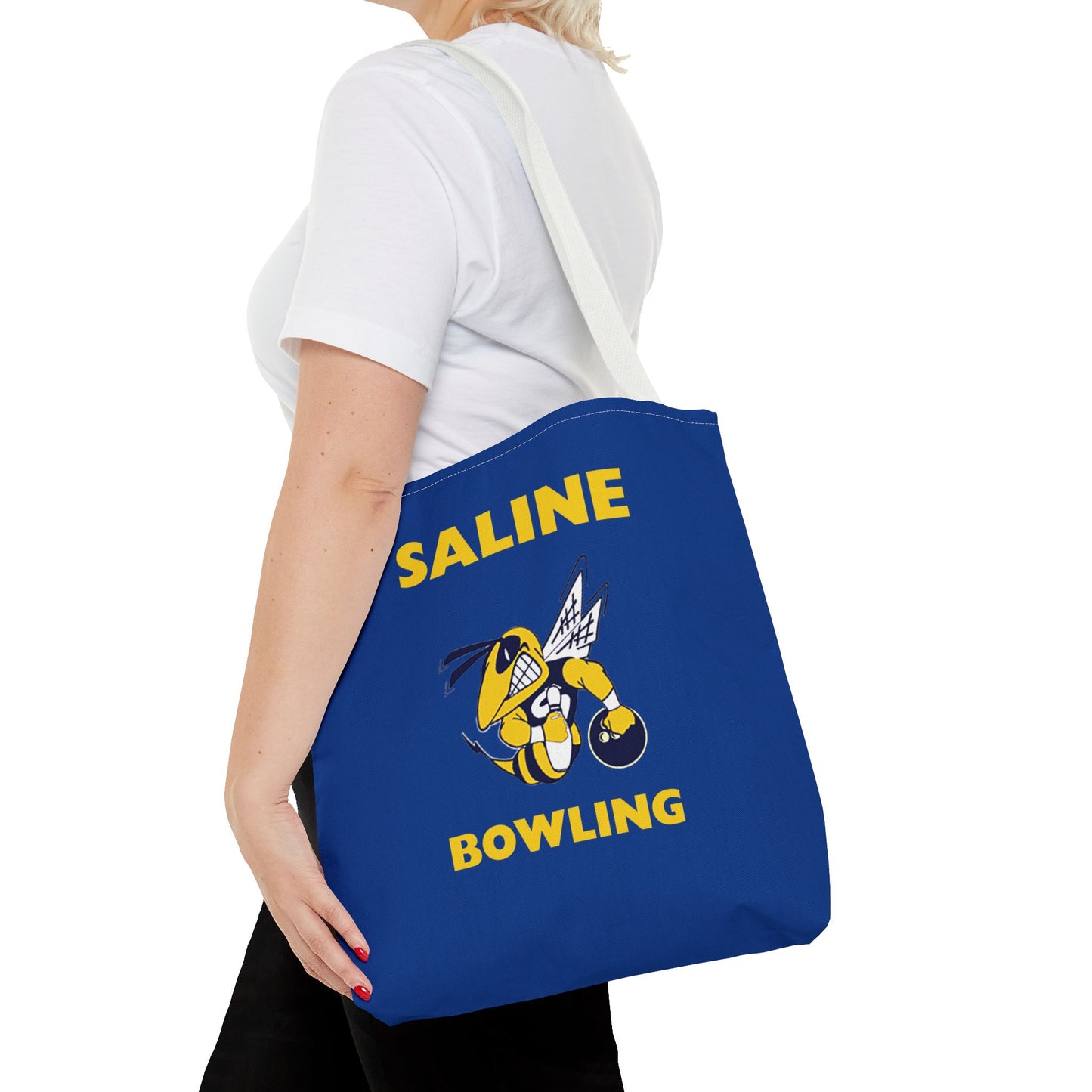 Saline Bowling Tote Bag - Sporty and Stylish Carry-All for Bowling Enthusiasts