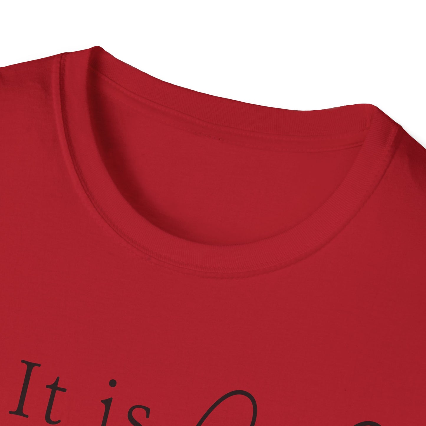 Inspirational Unisex Softstyle T-Shirt - "It is Finished" - Perfect for Faith-Based Gifts