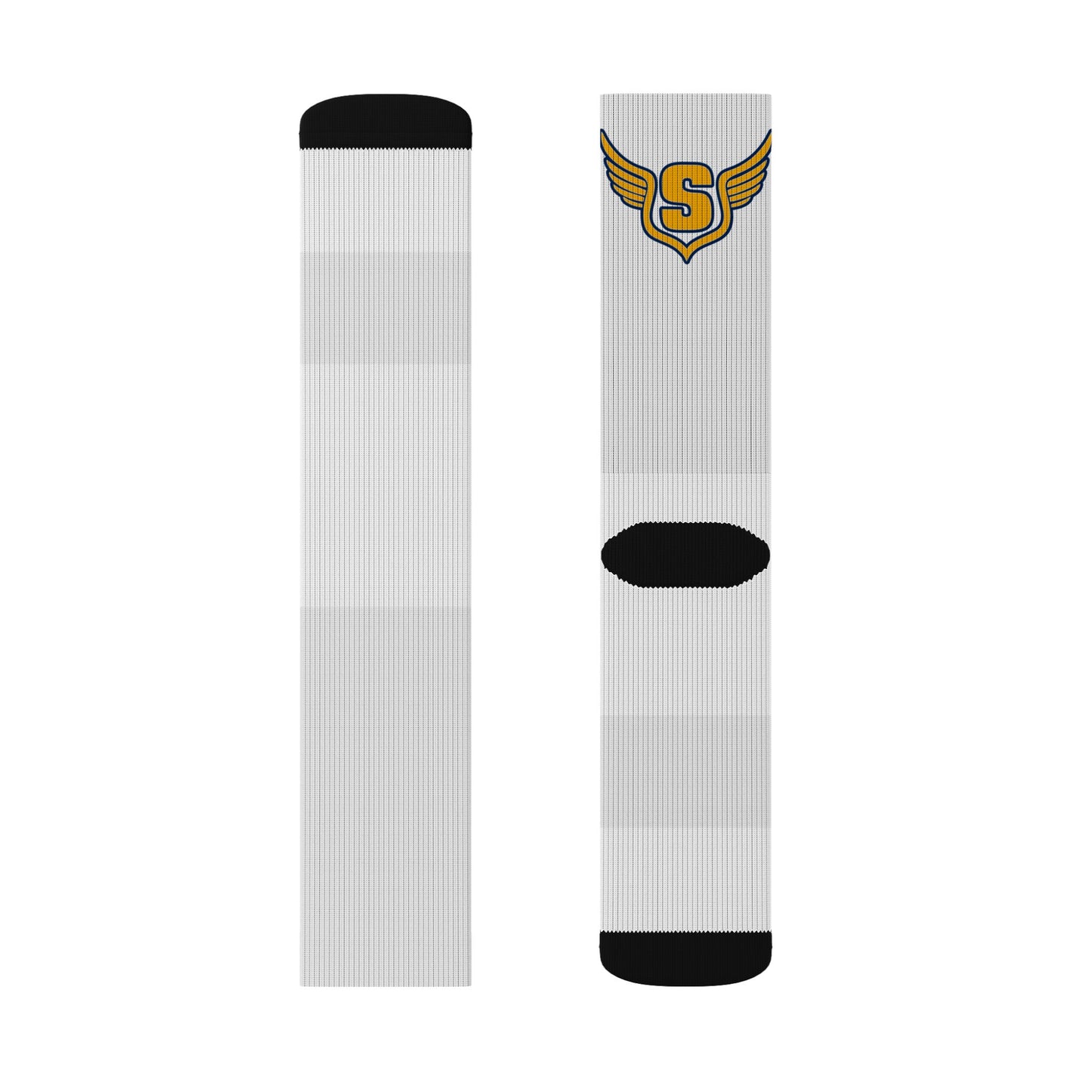 Saline Track Winged S Logo