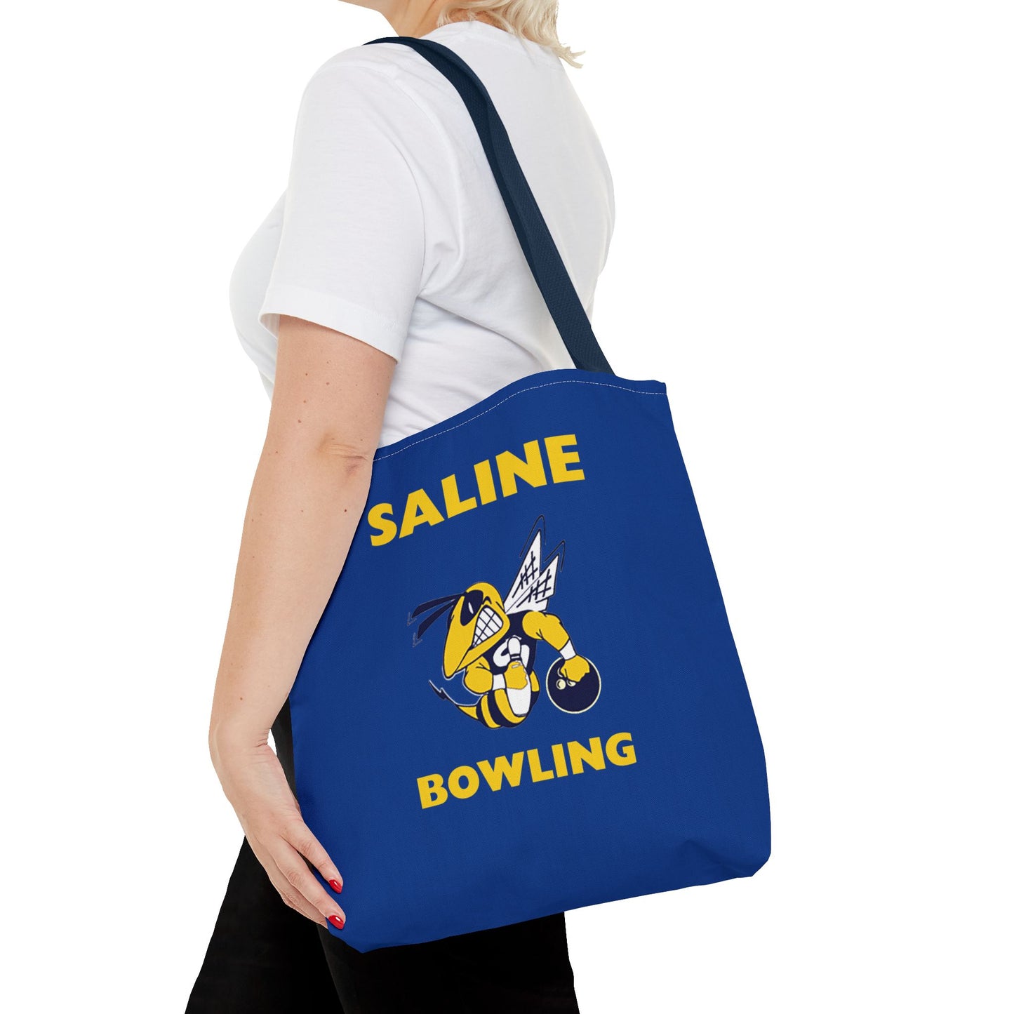 Saline Bowling Tote Bag - Sporty and Stylish Carry-All for Bowling Enthusiasts