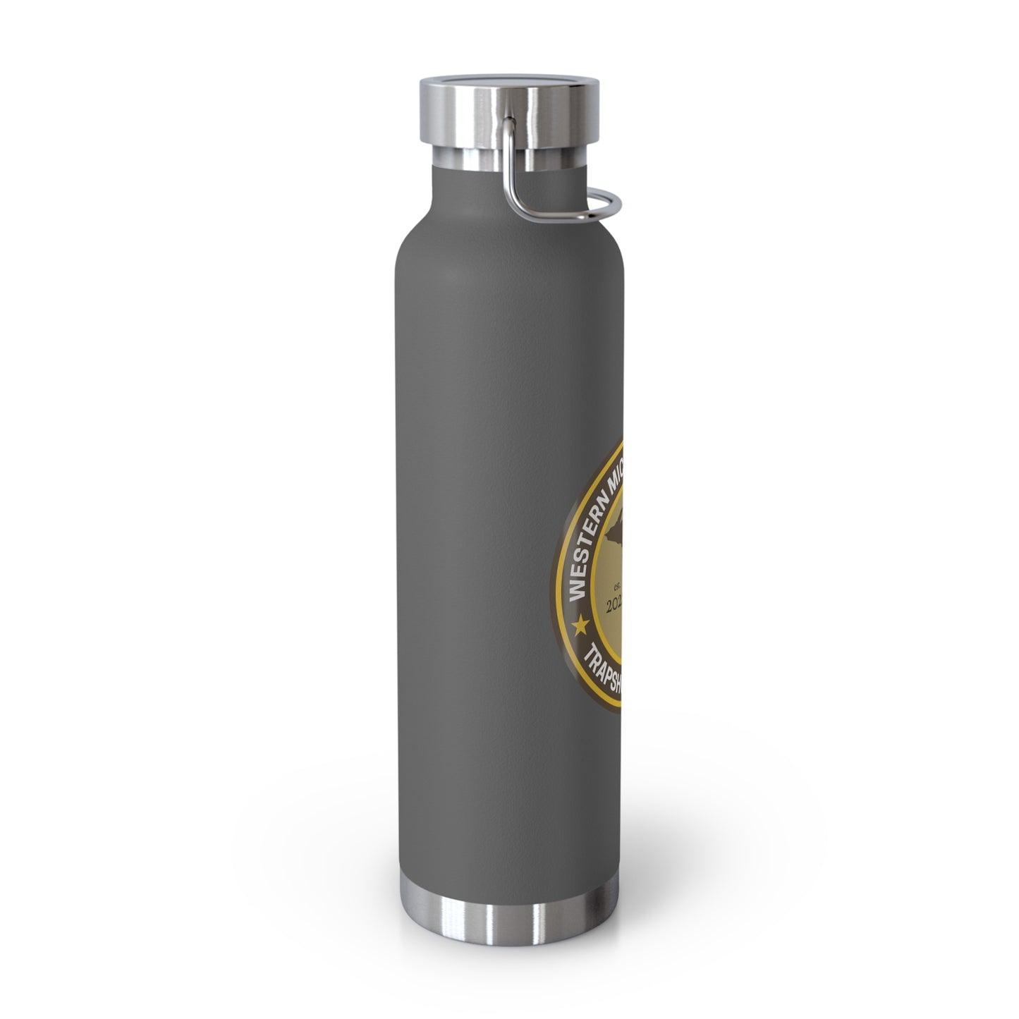 Custom Copper Insulated Water Bottle, 22oz