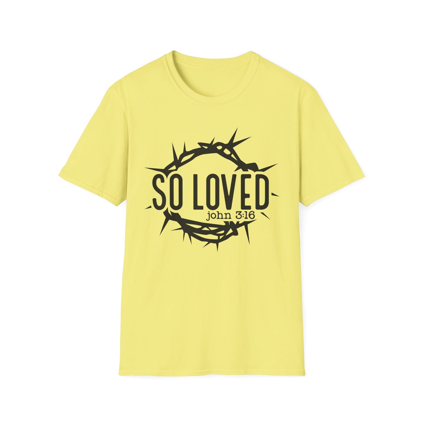 So Loved Unisex Softstyle T-Shirt - Faith-Inspired Apparel for Everyday Wear
