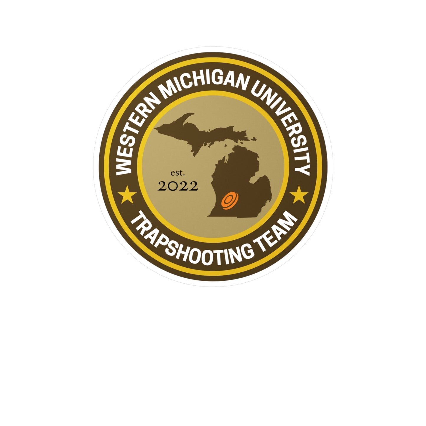 Western Michigan Trapshooting Team Kiss-Cut Vinyl Decals