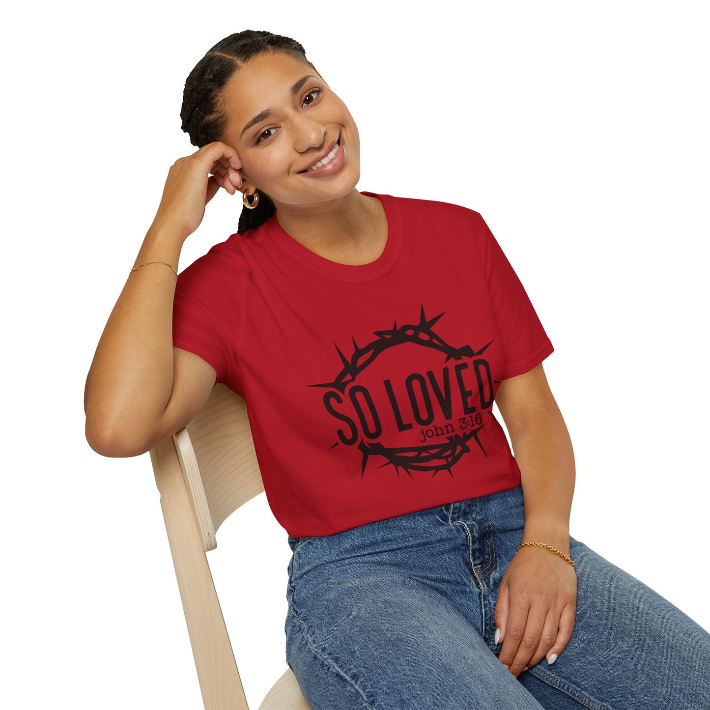 So Loved Unisex Softstyle T-Shirt - Faith-Inspired Apparel for Everyday Wear