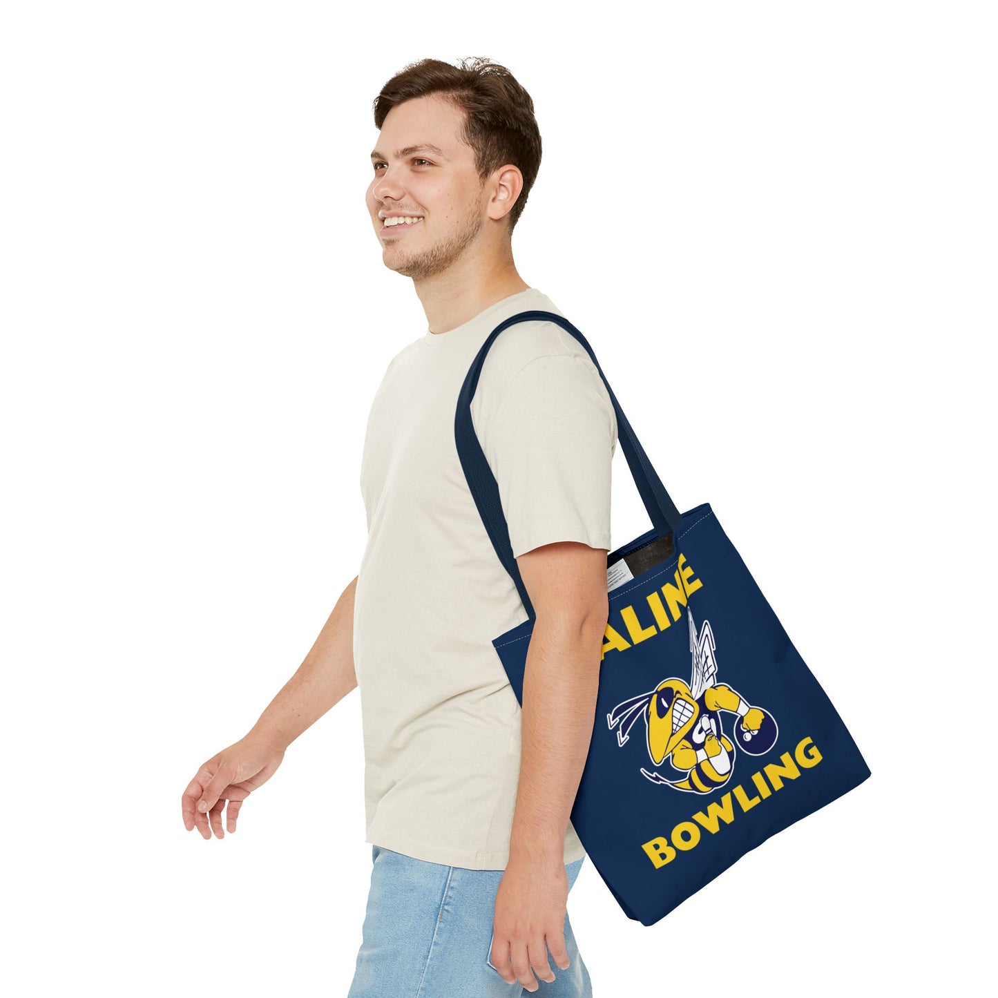 Saline Bowling Tote Bag - Sporty and Stylish Carry-All for Bowling Enthusiasts