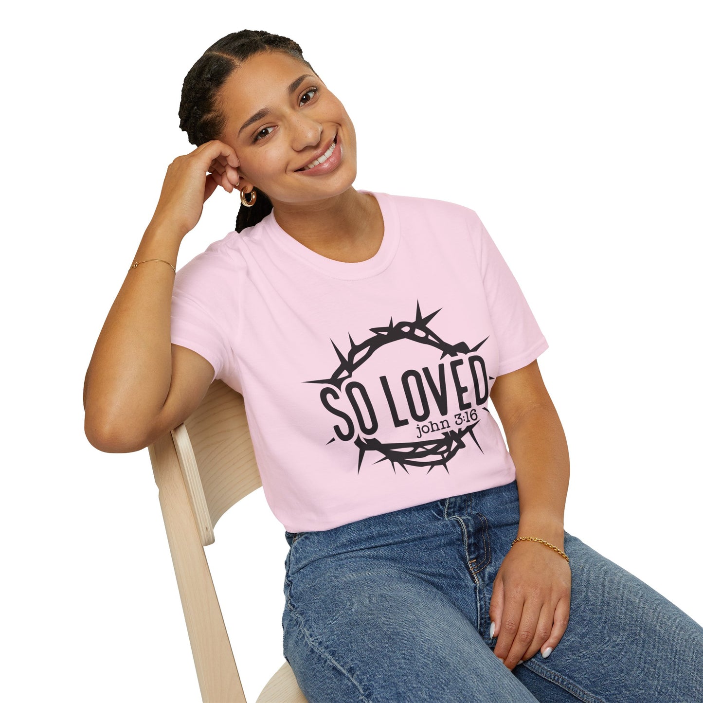 So Loved Unisex Softstyle T-Shirt - Faith-Inspired Apparel for Everyday Wear
