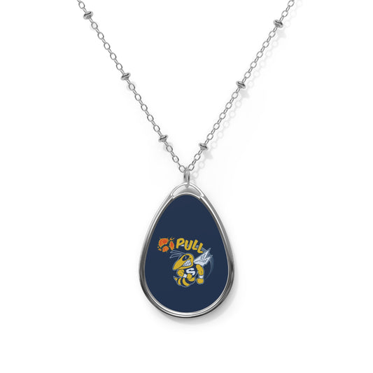 Saline Trap Oval Necklace