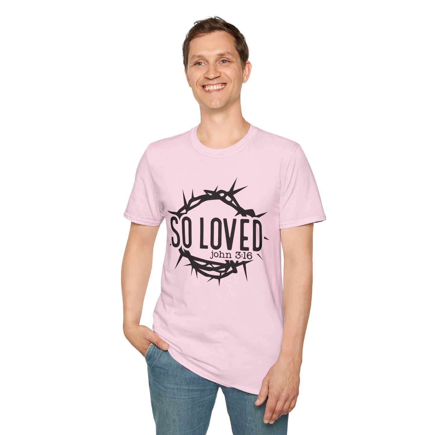 So Loved Unisex Softstyle T-Shirt - Faith-Inspired Apparel for Everyday Wear