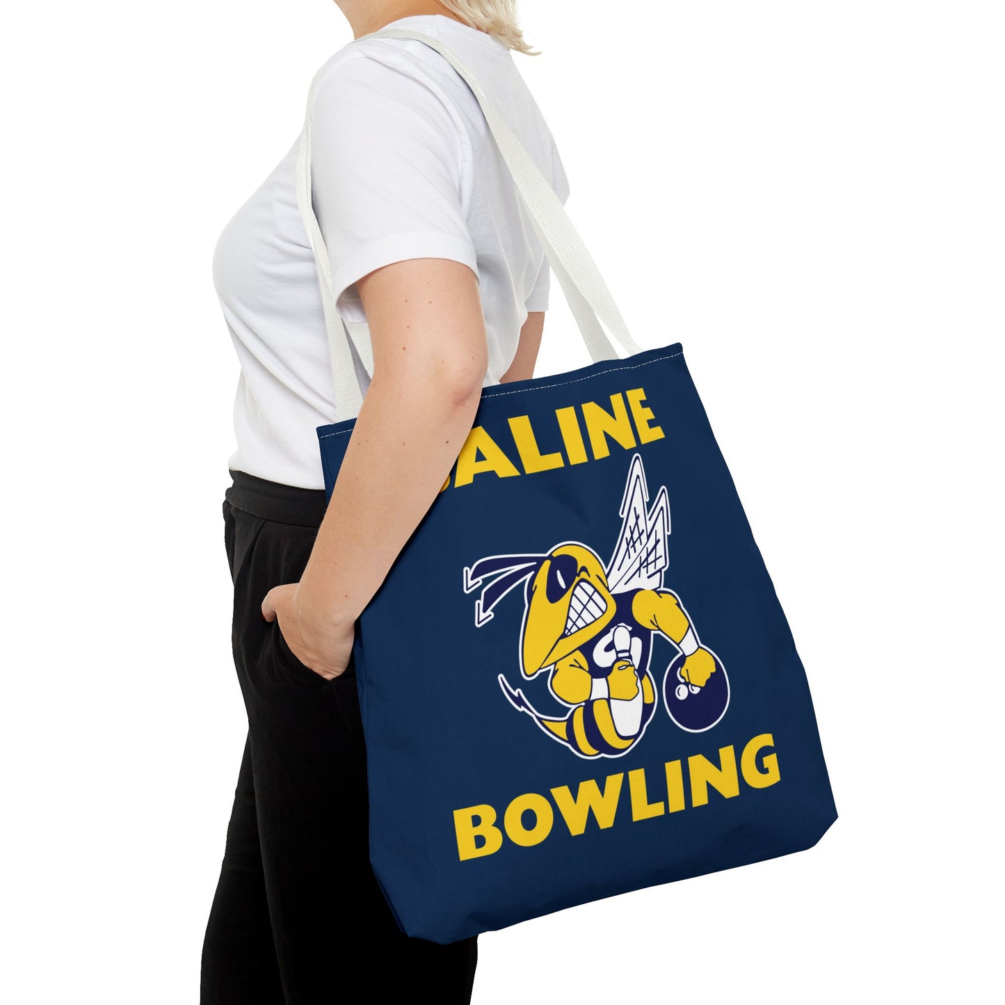 Saline Bowling Tote Bag - Sporty and Stylish Carry-All for Bowling Enthusiasts