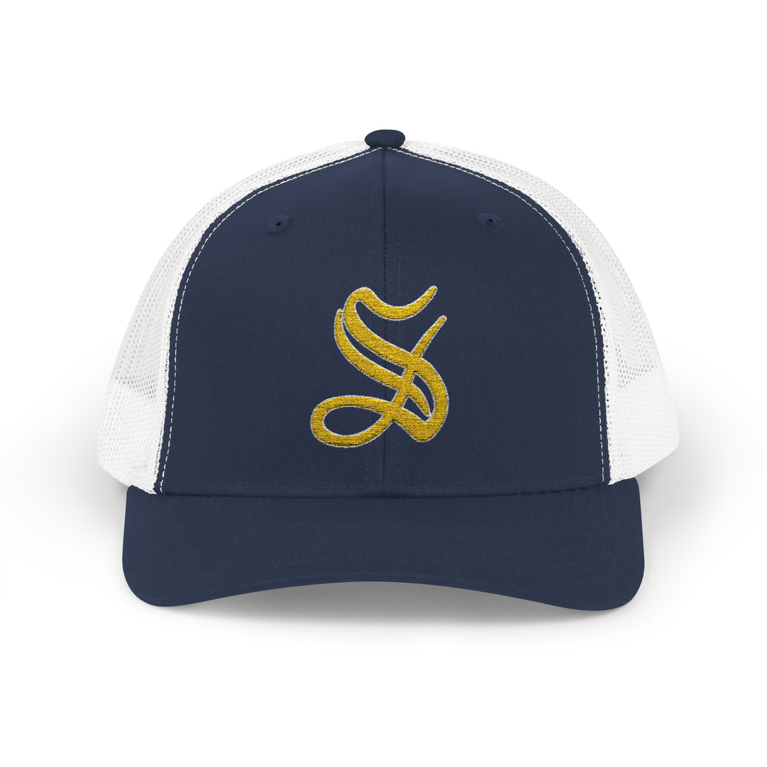 Saline Baseball Old English S Embroidered Snapback Hat