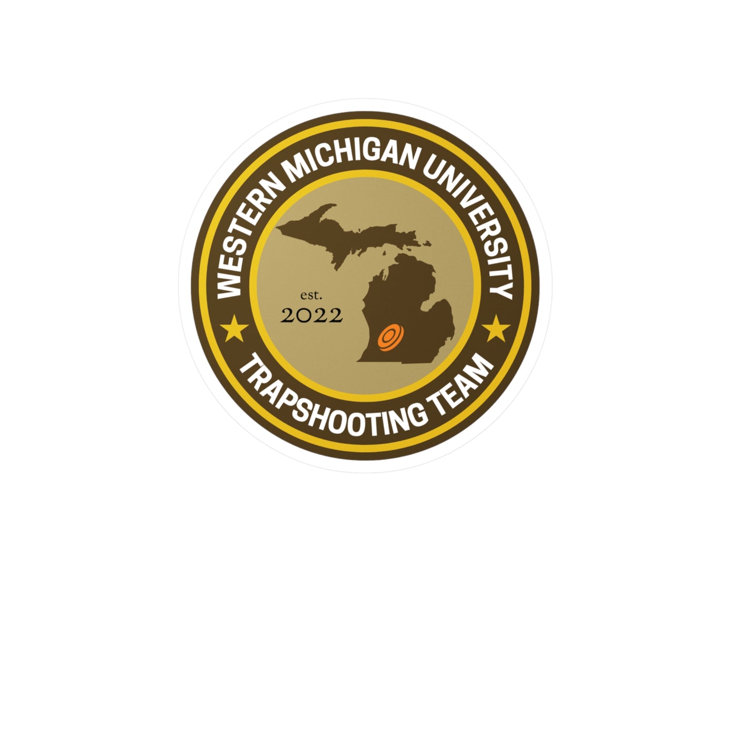 Western Michigan Trapshooting Team Kiss-Cut Vinyl Decals