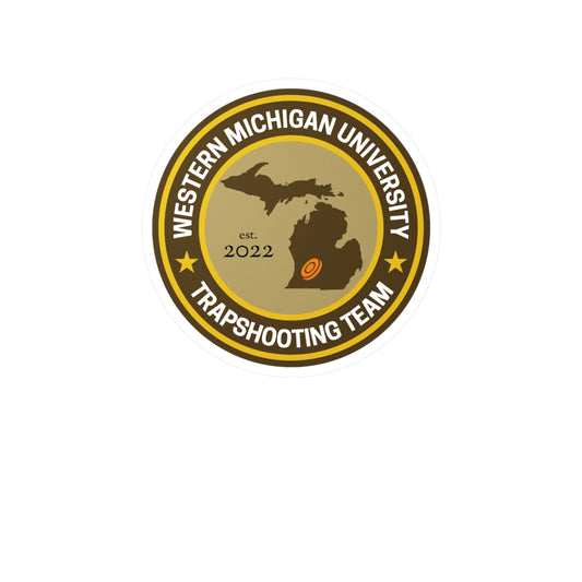 Western Michigan Trapshooting Team Kiss-Cut Vinyl Decals