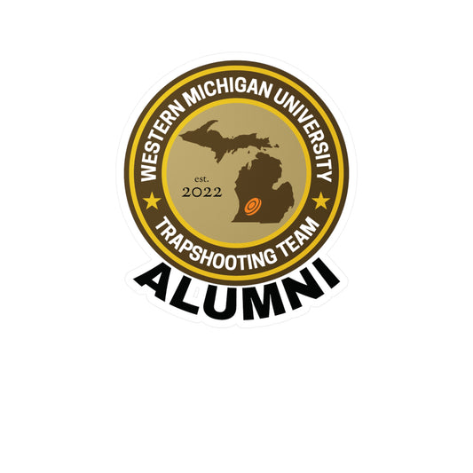 Western Michigan Trapshooting Team Alumni Kiss-Cut Vinyl Decals