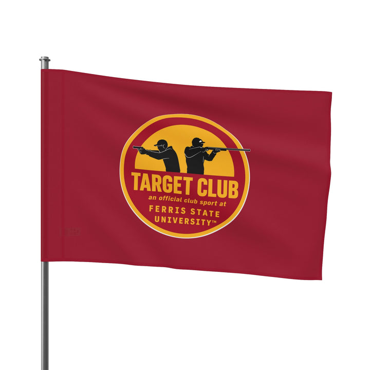 Target Club Flag - Ferris State University Shooting Team Banner