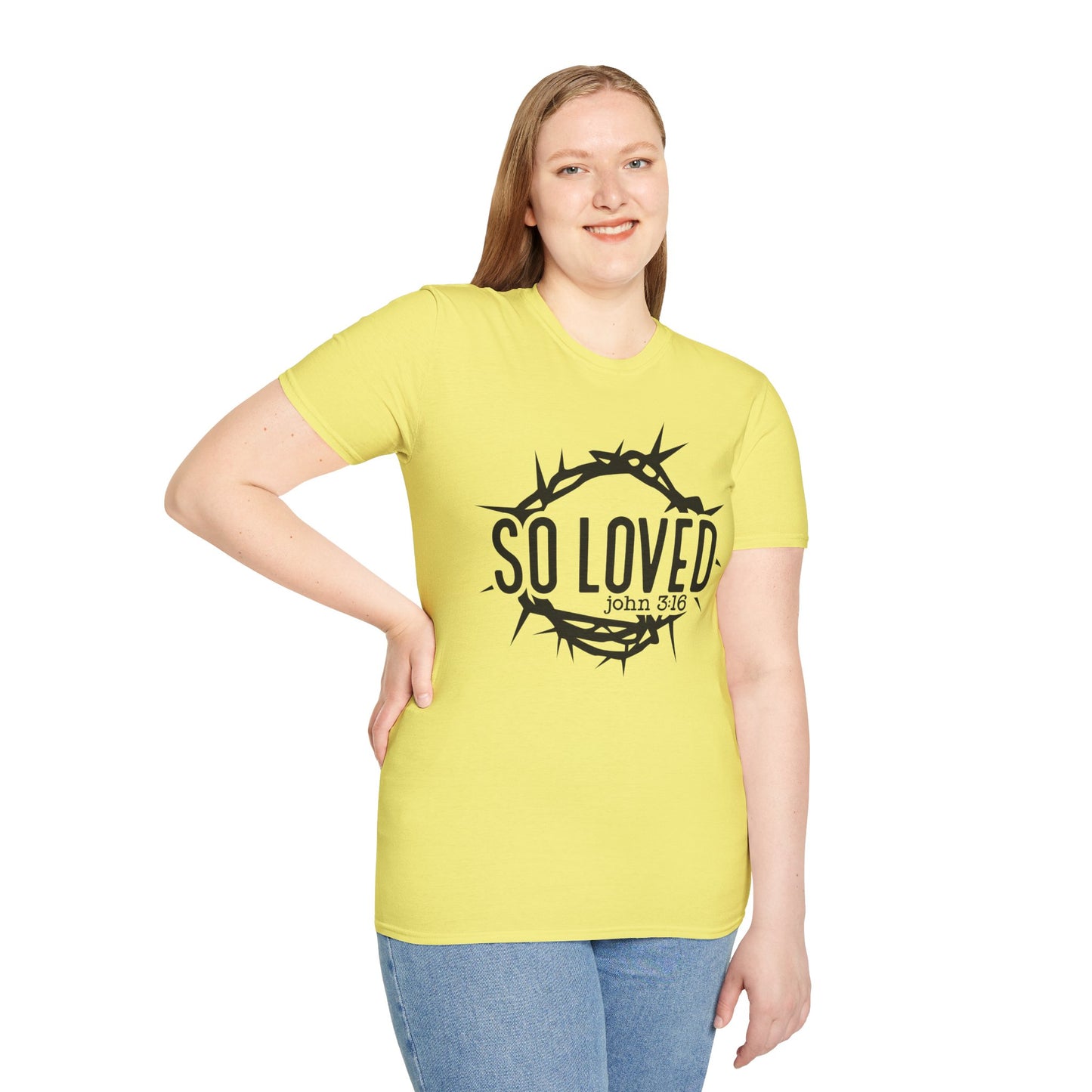 So Loved Unisex Softstyle T-Shirt - Faith-Inspired Apparel for Everyday Wear