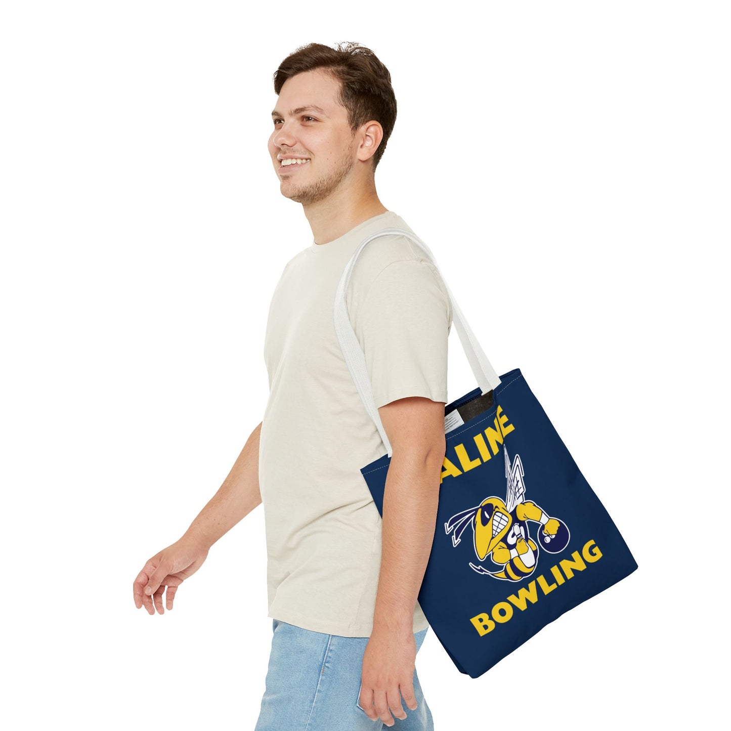 Saline Bowling Tote Bag - Sporty and Stylish Carry-All for Bowling Enthusiasts