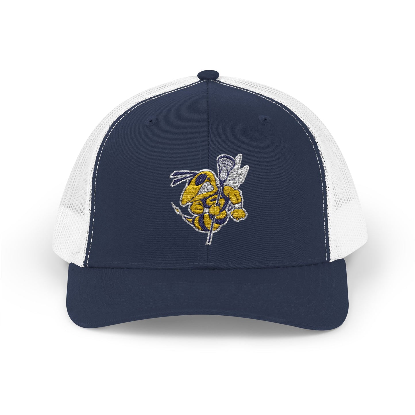 Saline Lacross Logo Embroidered Trucker Hat