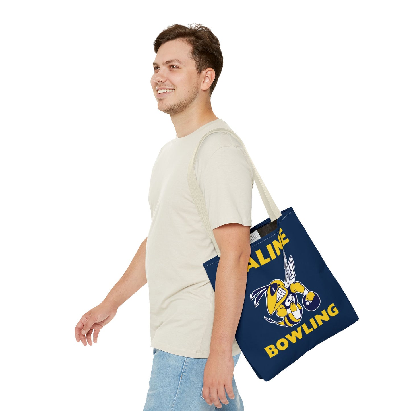 Saline Bowling Tote Bag - Sporty and Stylish Carry-All for Bowling Enthusiasts