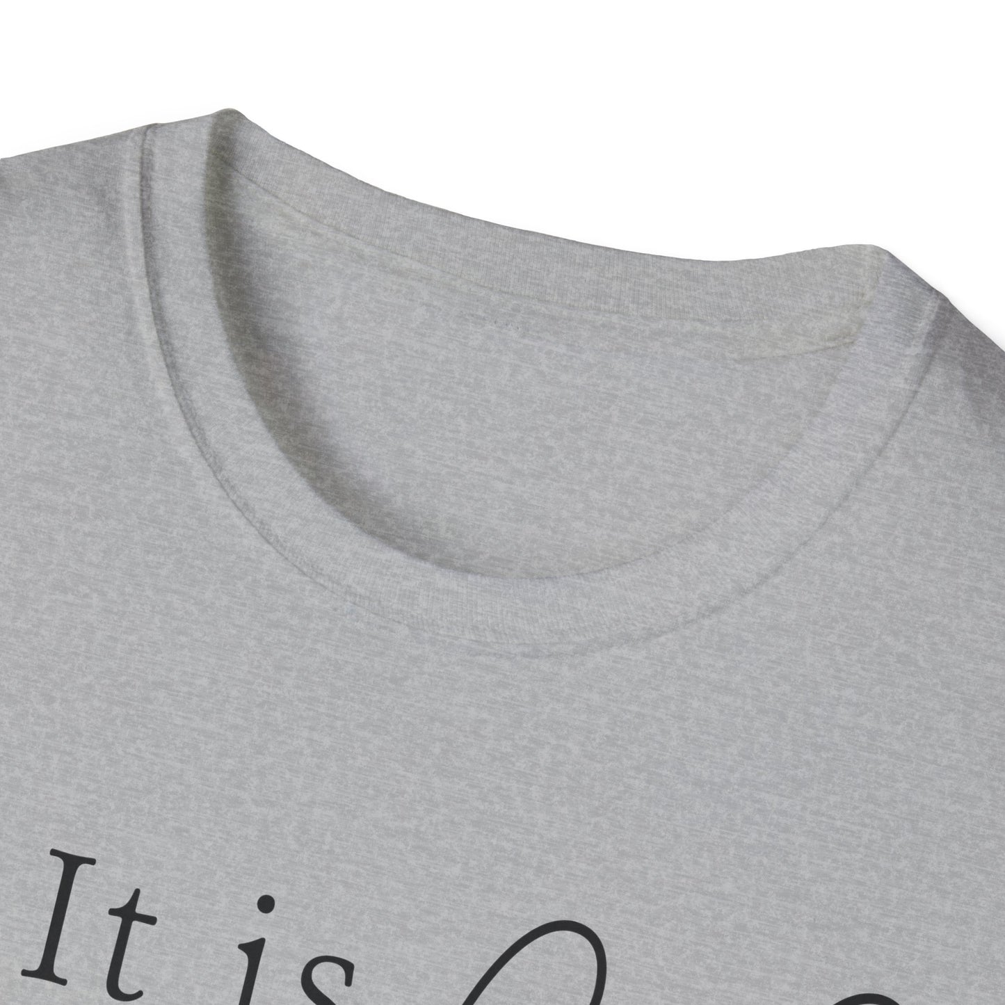 Inspirational Unisex Softstyle T-Shirt - "It is Finished" - Perfect for Faith-Based Gifts