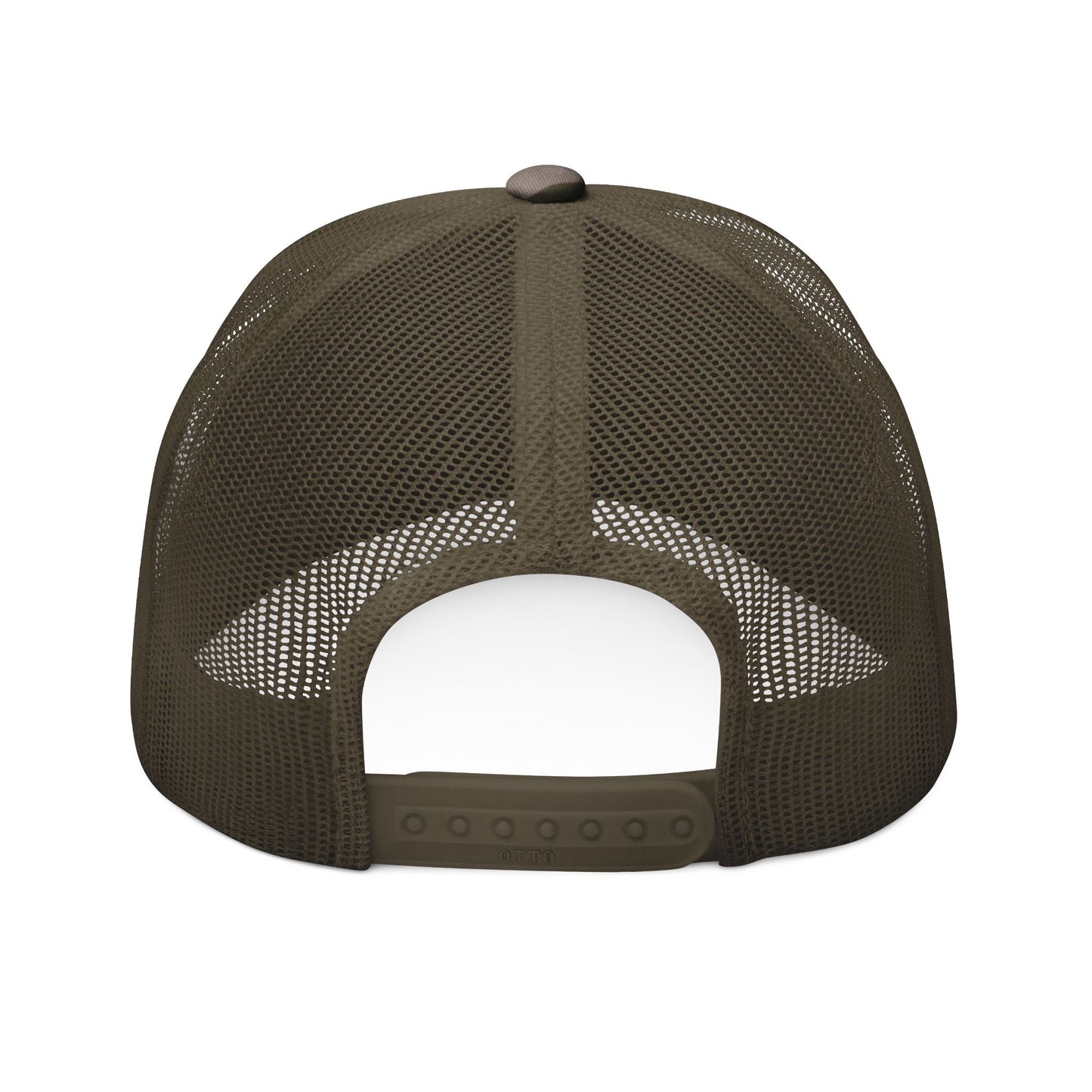 Embroidered Camo Trucker Hat