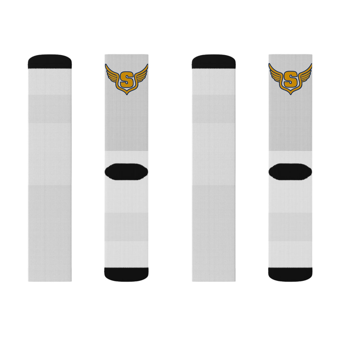 Saline Track Winged S Logo