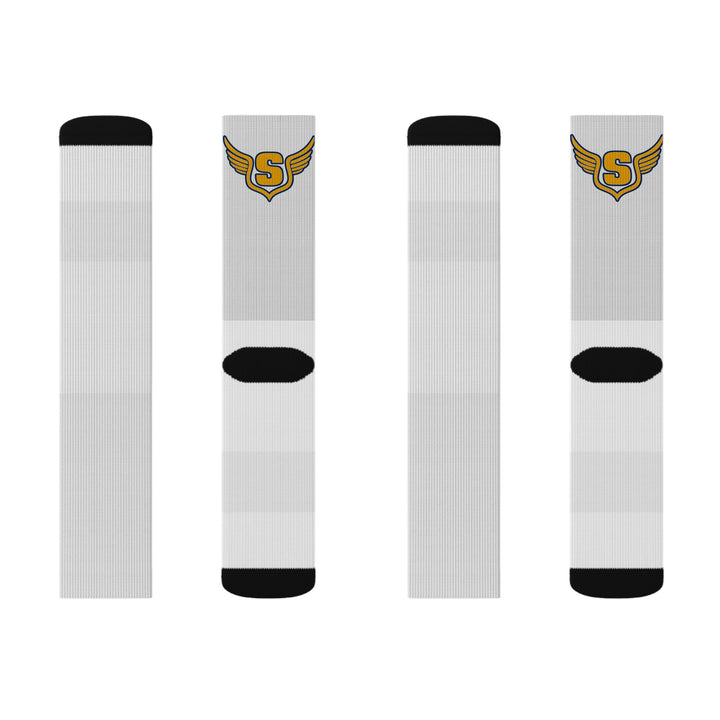 Saline Track Winged S Logo