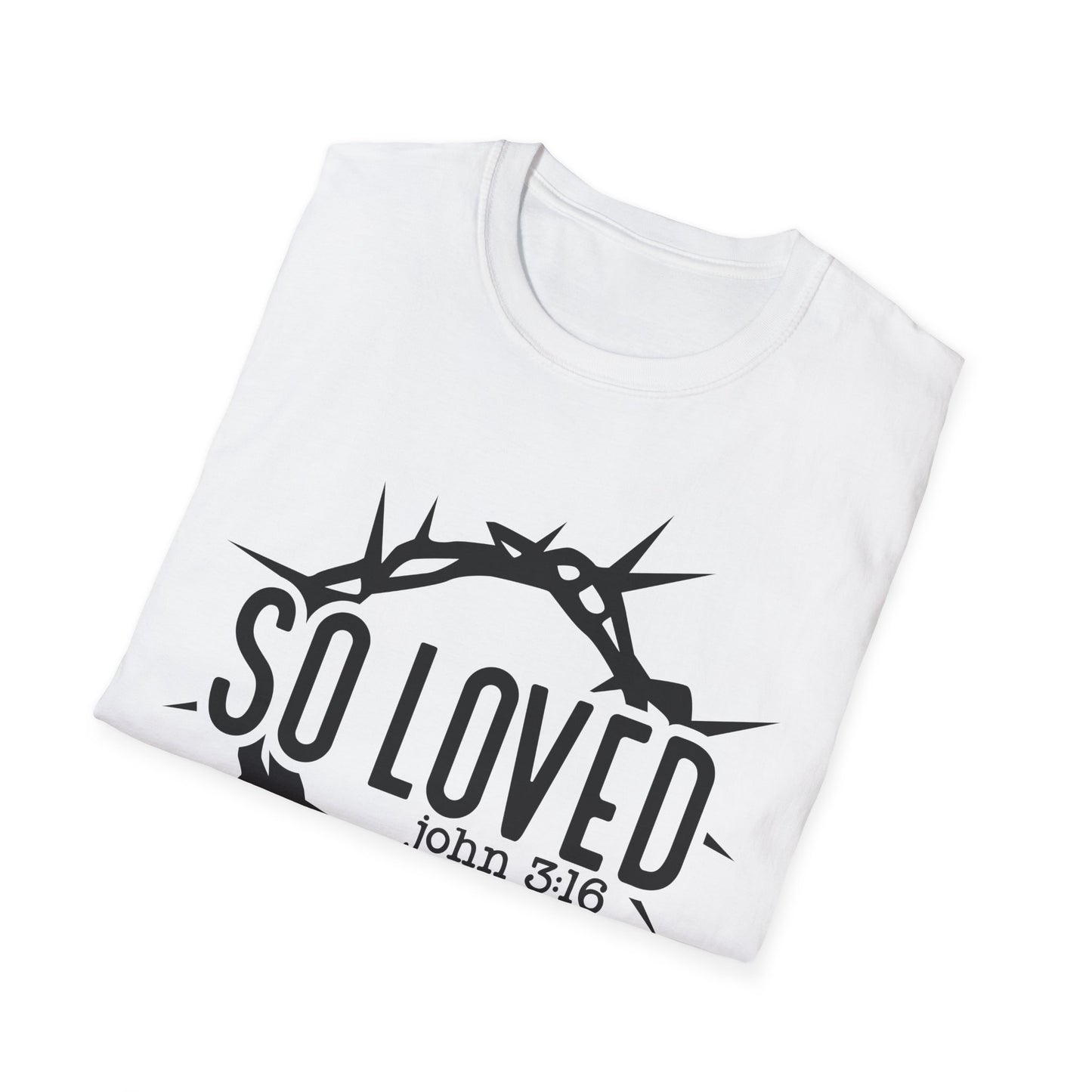 So Loved Unisex Softstyle T-Shirt - Faith-Inspired Apparel for Everyday Wear