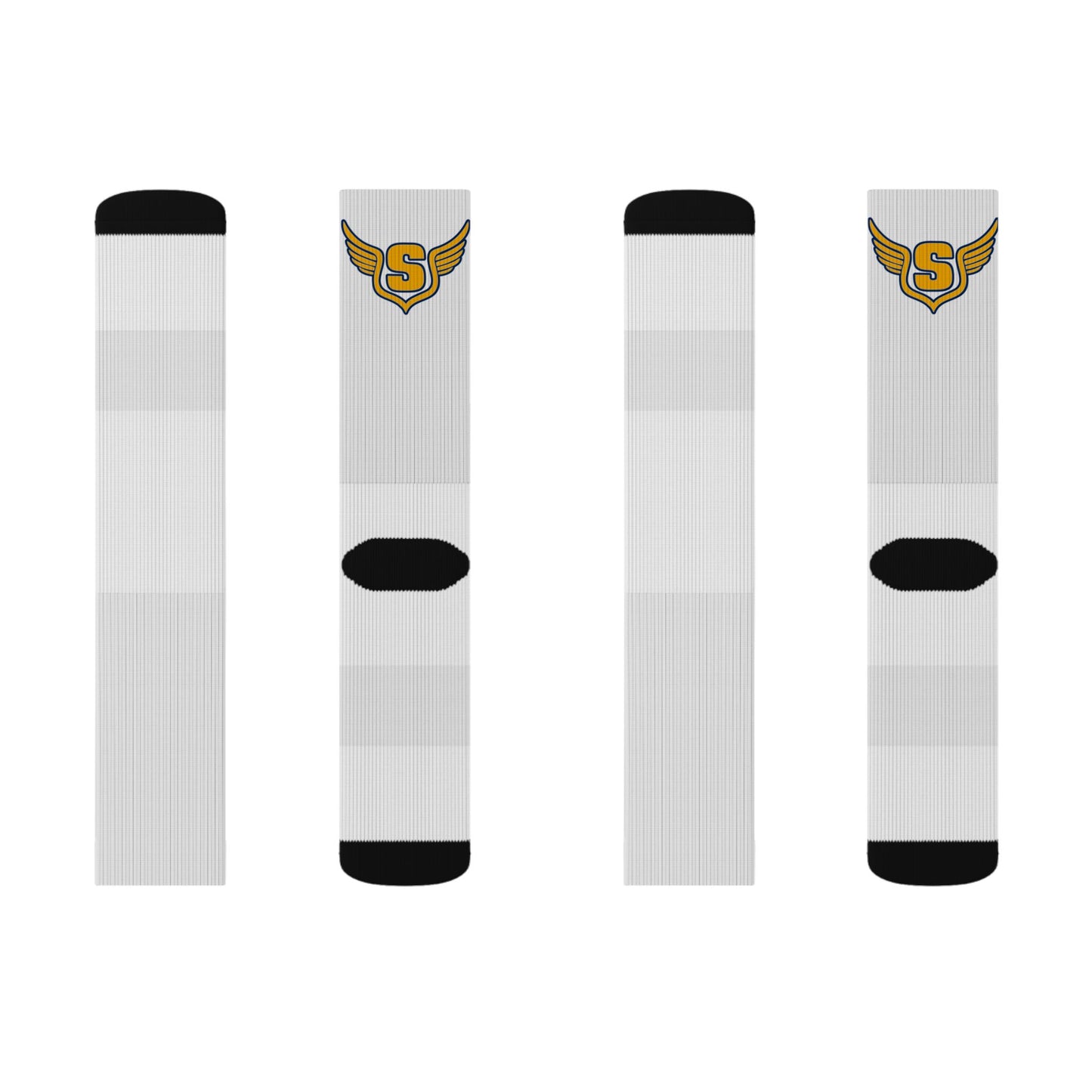 Saline Track Winged S Logo