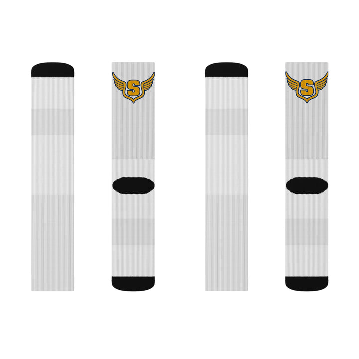 Saline Track Winged S Logo