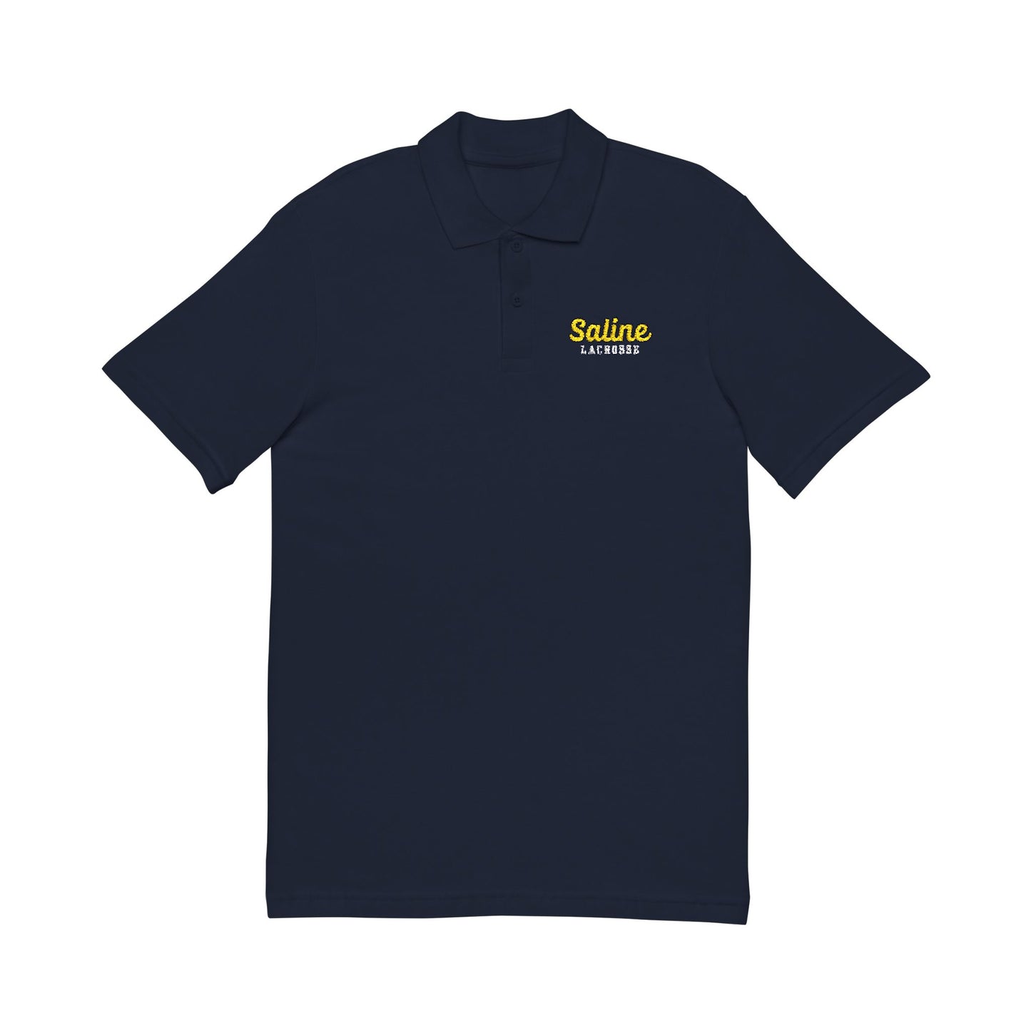 Saline Lax Script Embroidered Polo