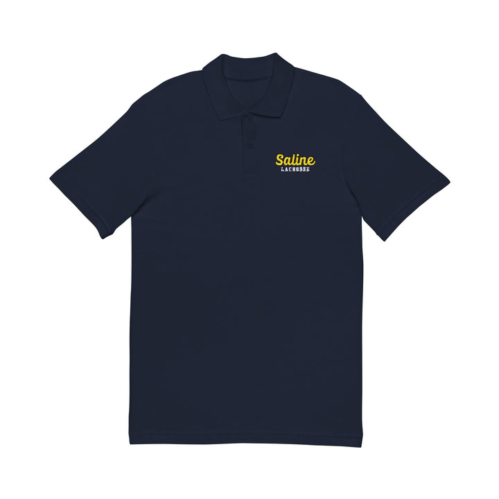 Saline Lax Script Embroidered Polo
