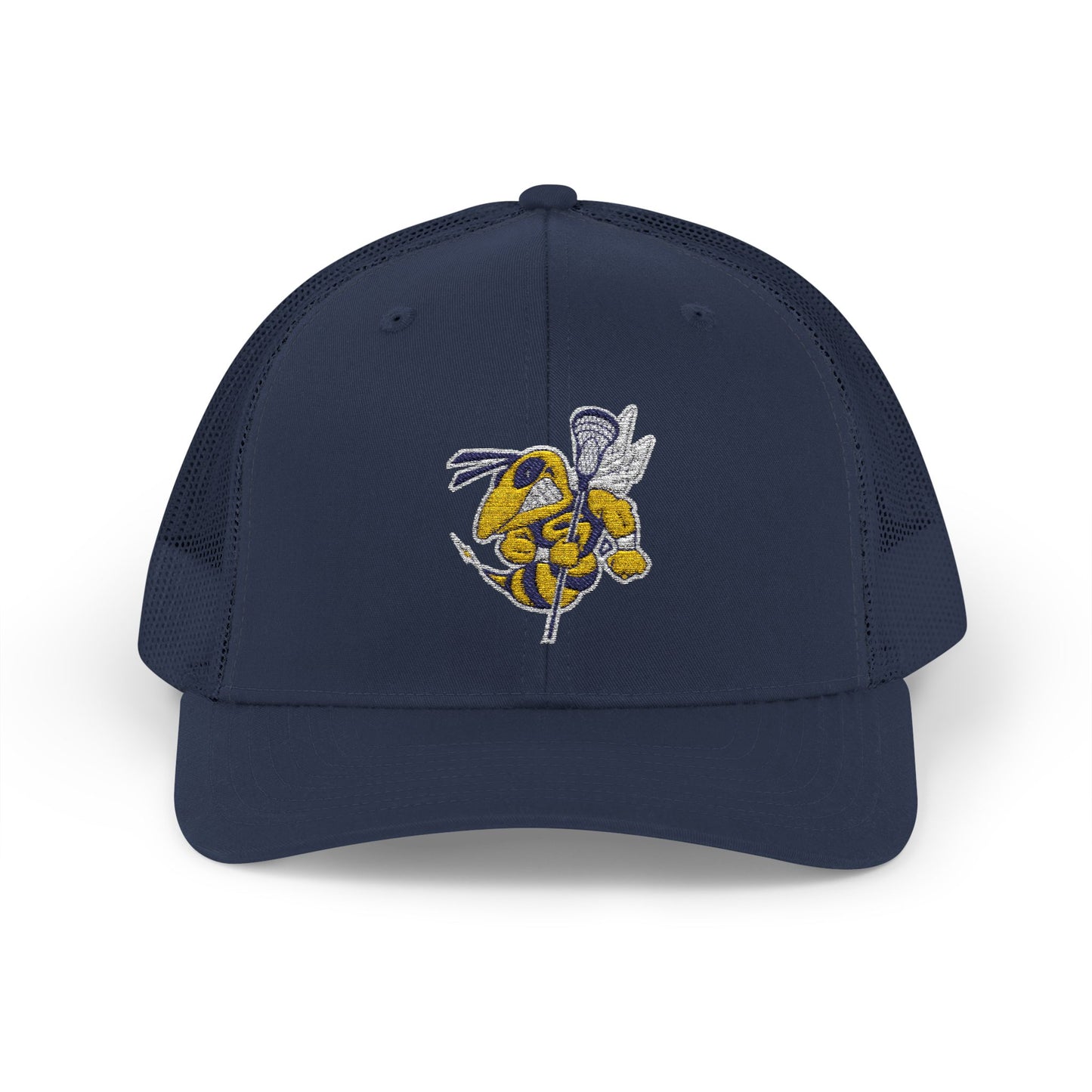 Saline Lacross Logo Embroidered Trucker Hat