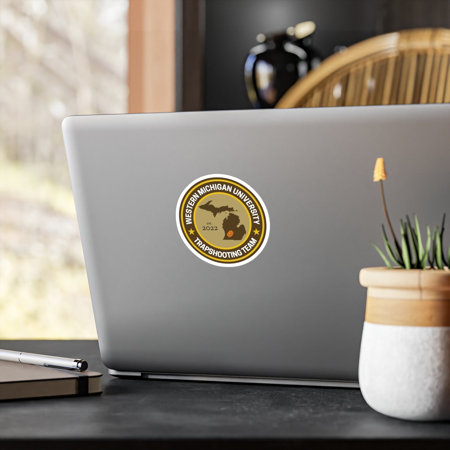 Western Michigan Trapshooting Team Kiss-Cut Vinyl Decals