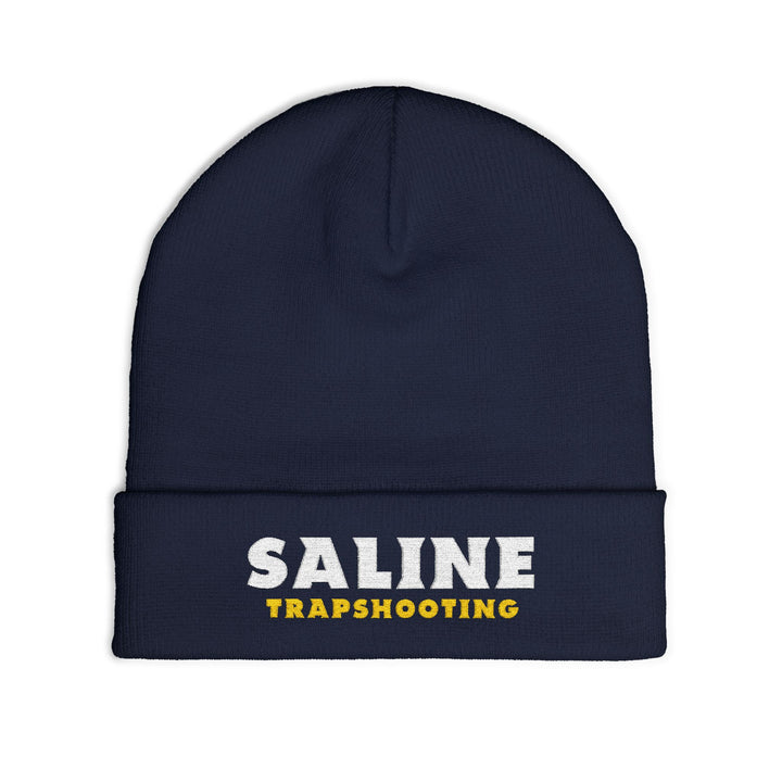 Saline Trapshooting Embroidered Knit Beanie