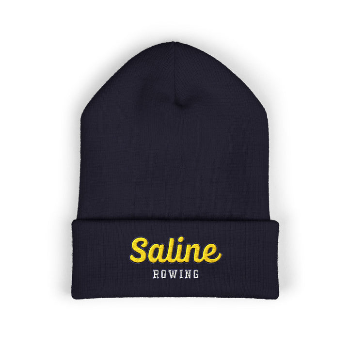 Saline Embroidered Cuffed Beanie